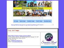 Tablet Screenshot of carycamps.com